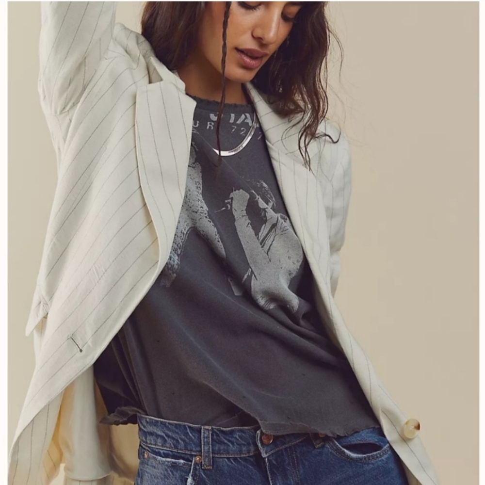 Free People  Ziggy Stardust Graphic Tee